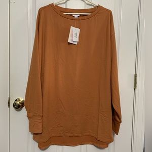 NWT: LuLaRoe “Nora” in Pumpkin Spice.